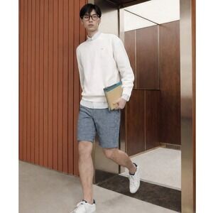 RLX Ralph Lauren Golf Shorts Mens 38 Blue NWOT Geometric Diamond Poly  Preppy